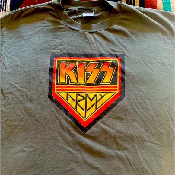 Vintage Kiss Army T-shirt - Picture 1 of 4